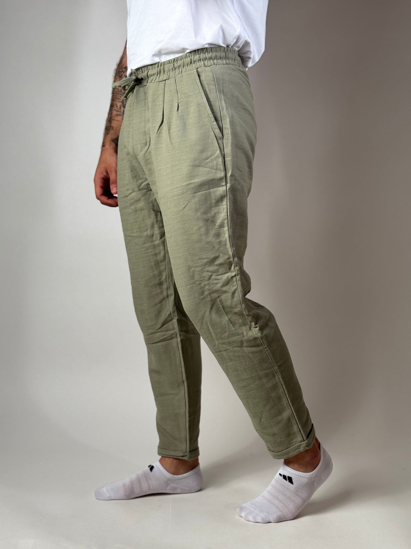 Linen Pants "Olive"
