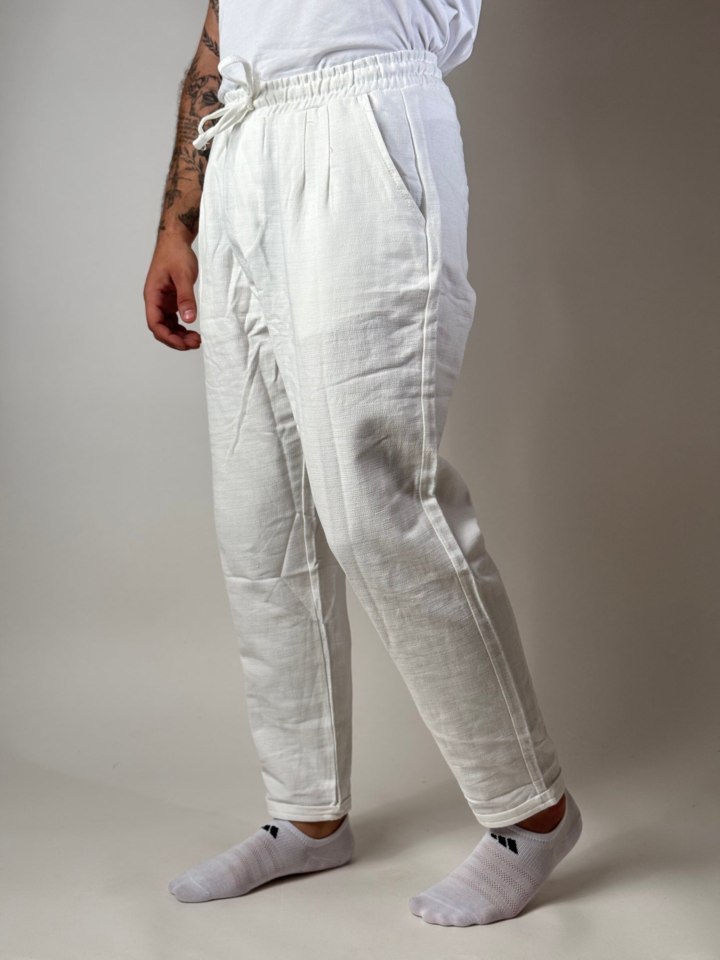 Linen Pants "White"