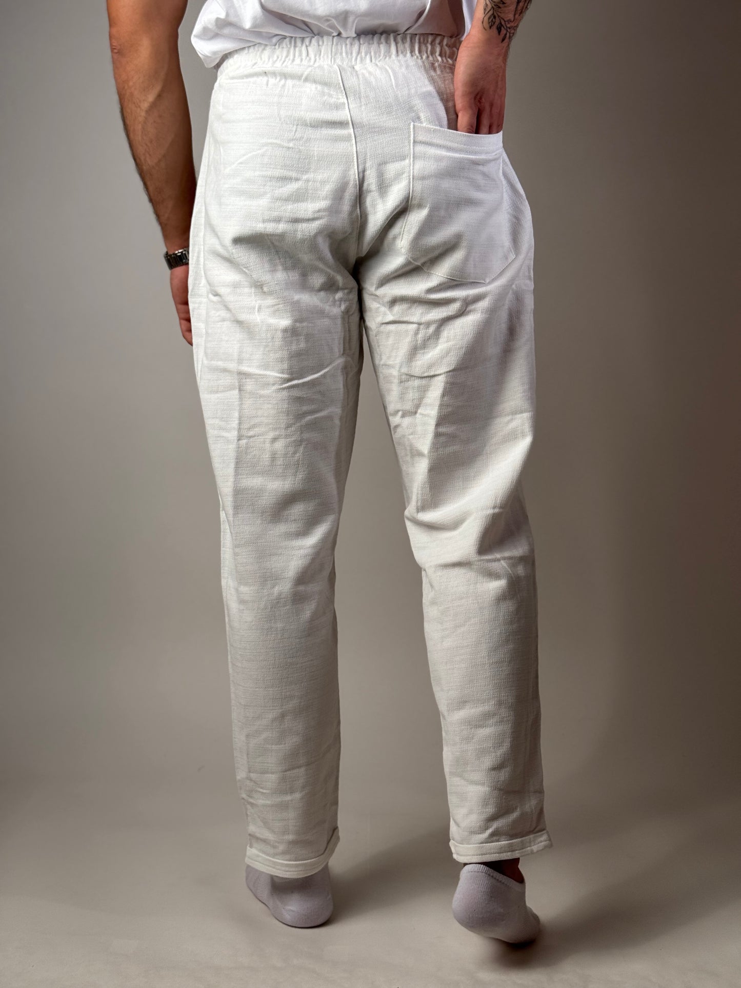 Linen Pants "White"