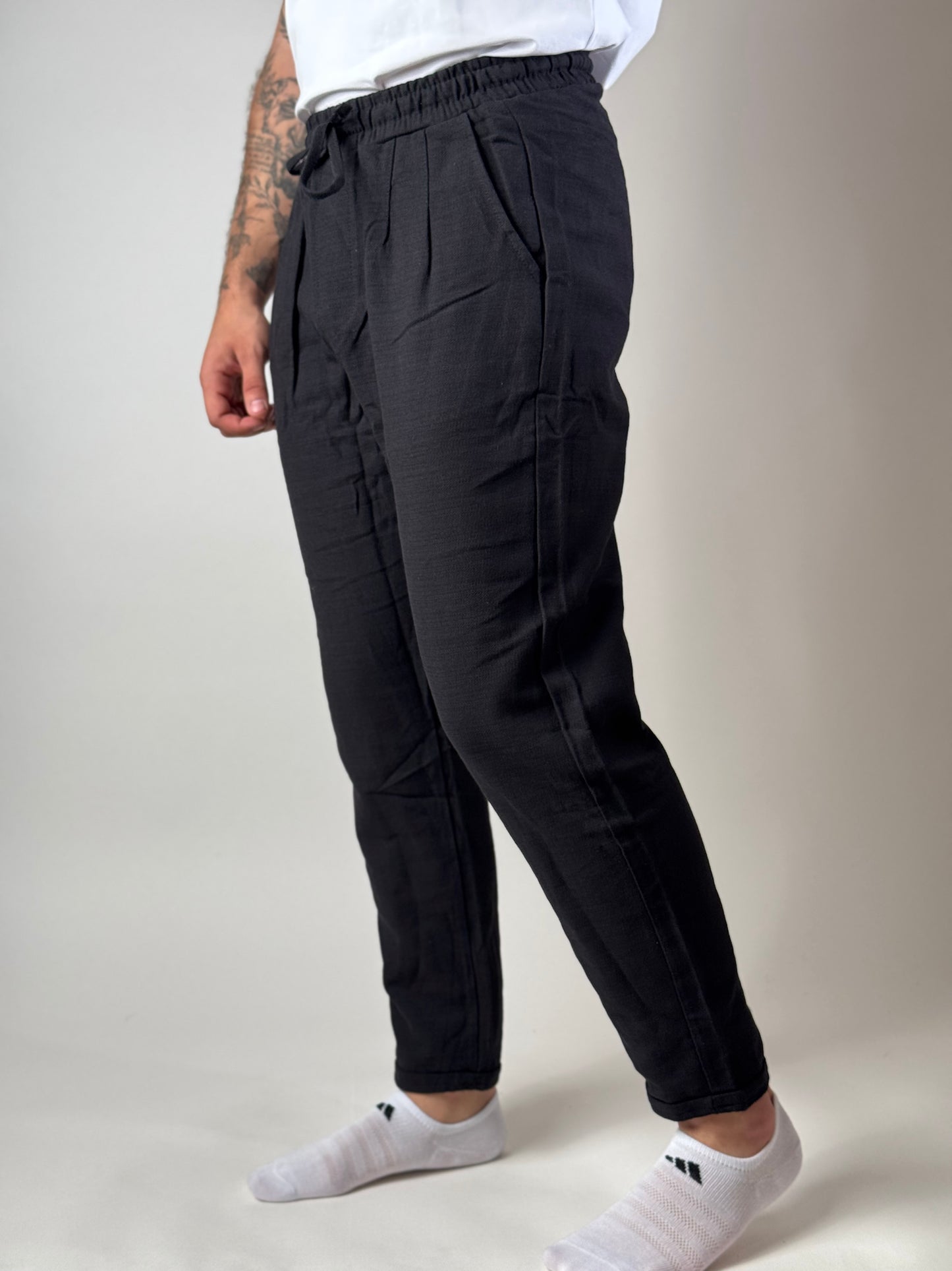 Linen Pants "Black"