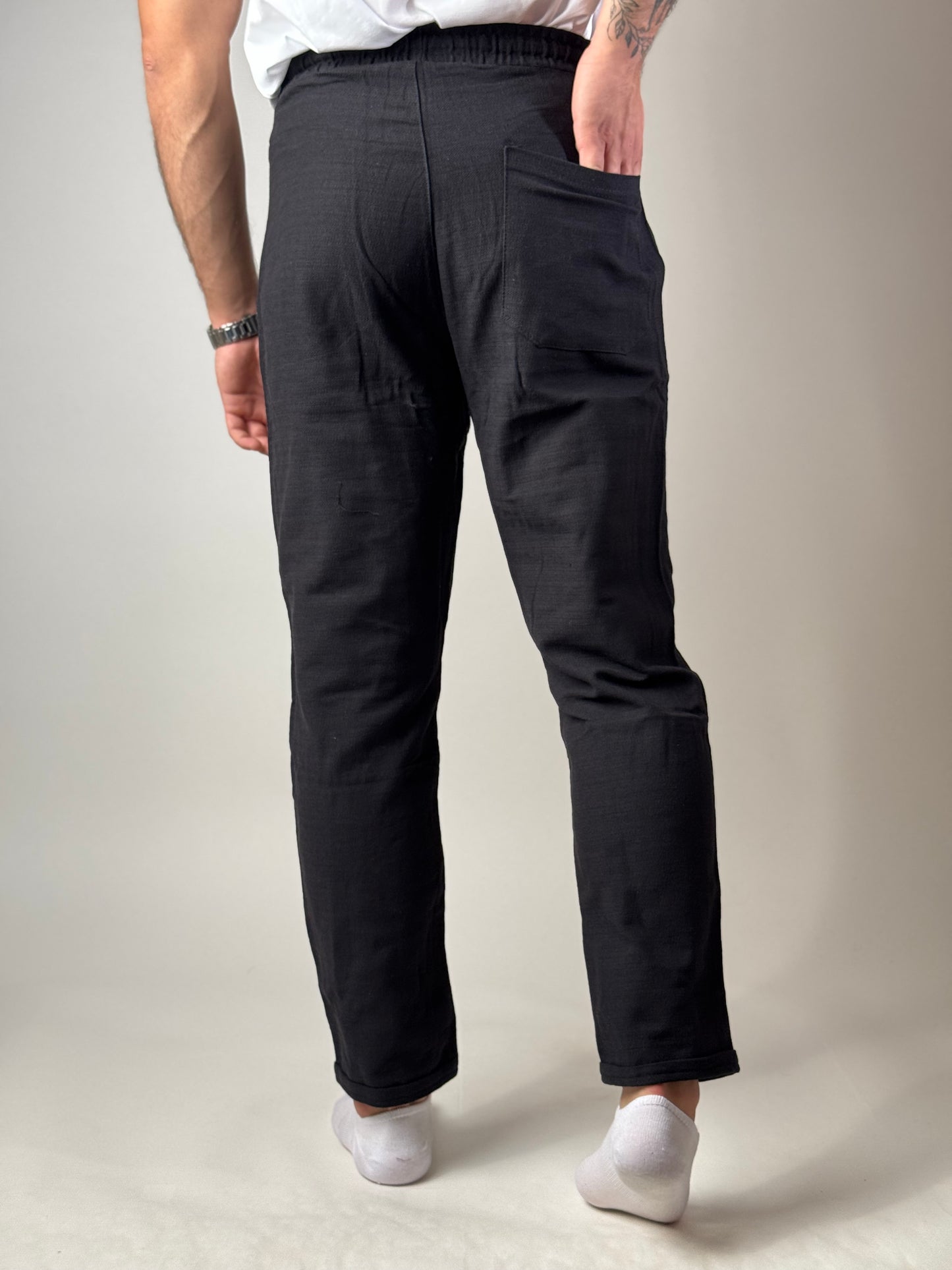 Linen Pants "Black"