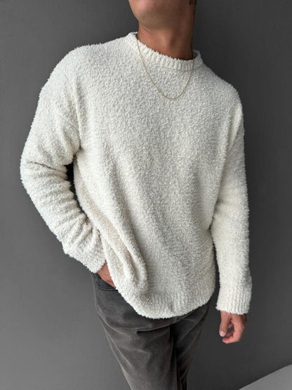 Fuzzy Sweater "Off-White"