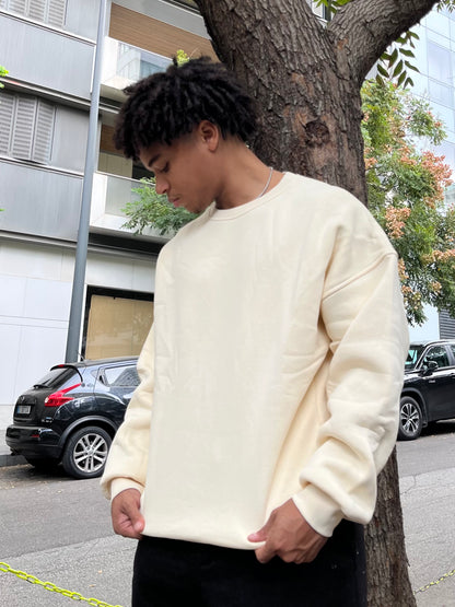 Oversized Basic Sweater "Beige"