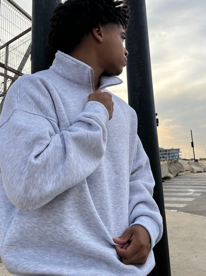 Half-Zip Sweater "White"