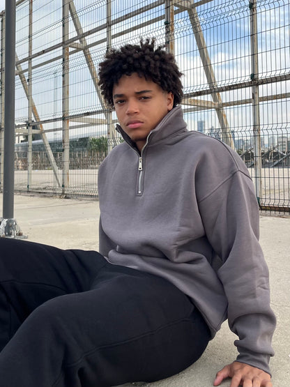 Half-Zip Sweater "Earth"