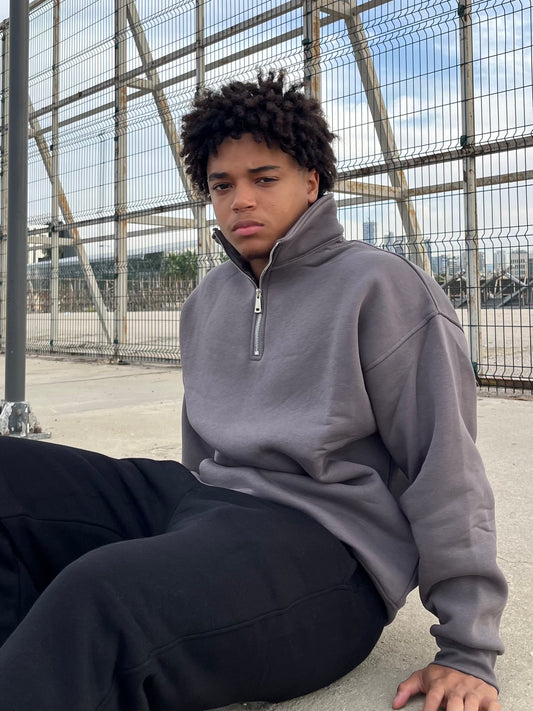 Half-Zip Sweater "Earth"