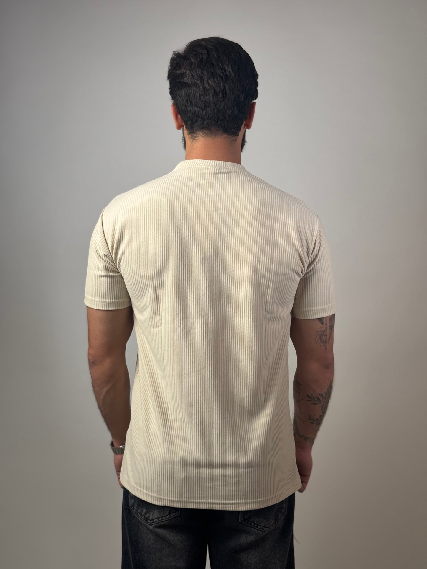 Luxe Rib Tee "Sand"