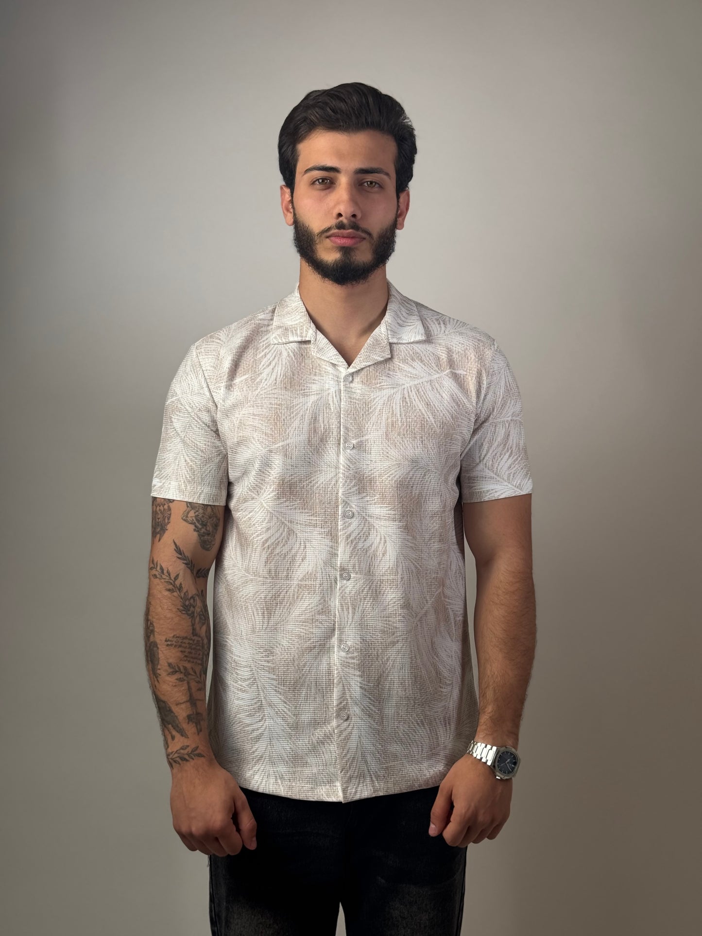 Palm Shirt "Beige"