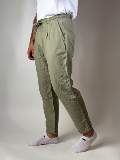 Linen Pants "Olive"