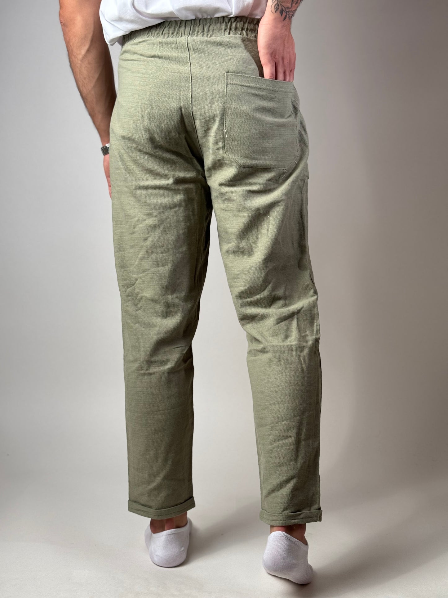 Linen Pants "Olive"