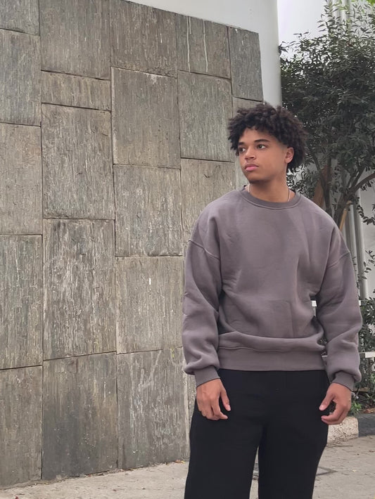 Oversized Basic Sweater "Earth"