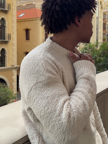 Fuzzy Sweater "Off-White"